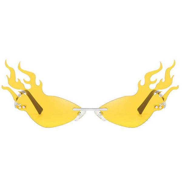 Burn It Sunnies: Y2K Fashion Statement Sunglasses for Grunge Aesthetic & Coquette Style