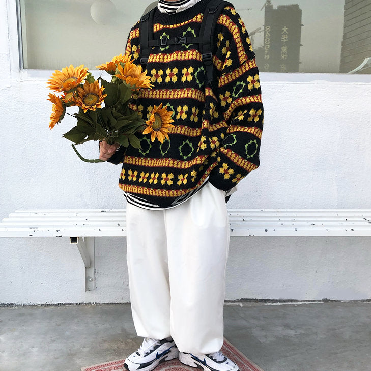 Coquette Aesthetic Cottagecore Knit Sweater - Y2K Fashion Cute Top for Fall Vibes