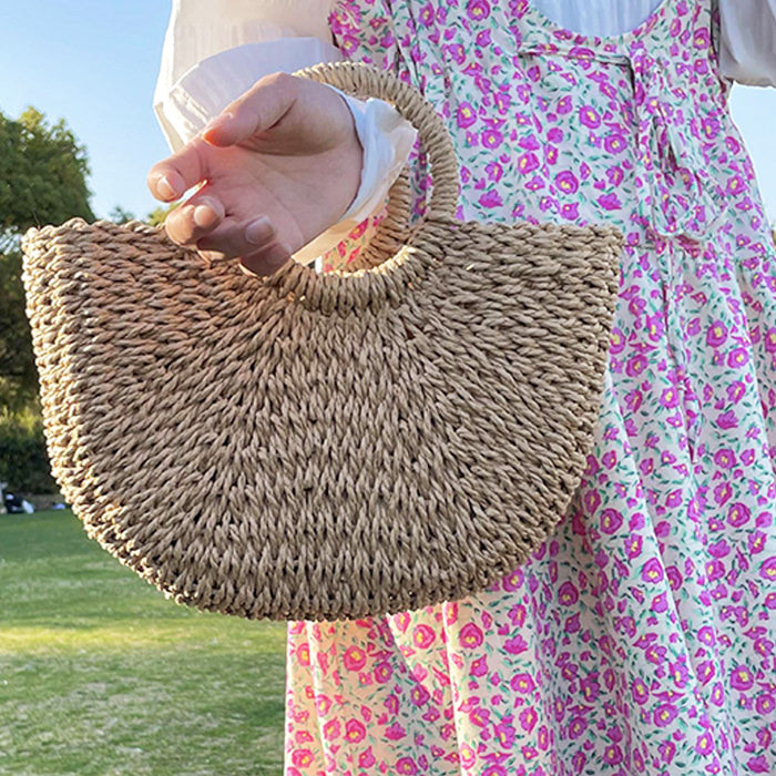Cottagecore Aesthetic Straw Bag for Vintage Vibes | Perfect for Y2K Fashion Lovers