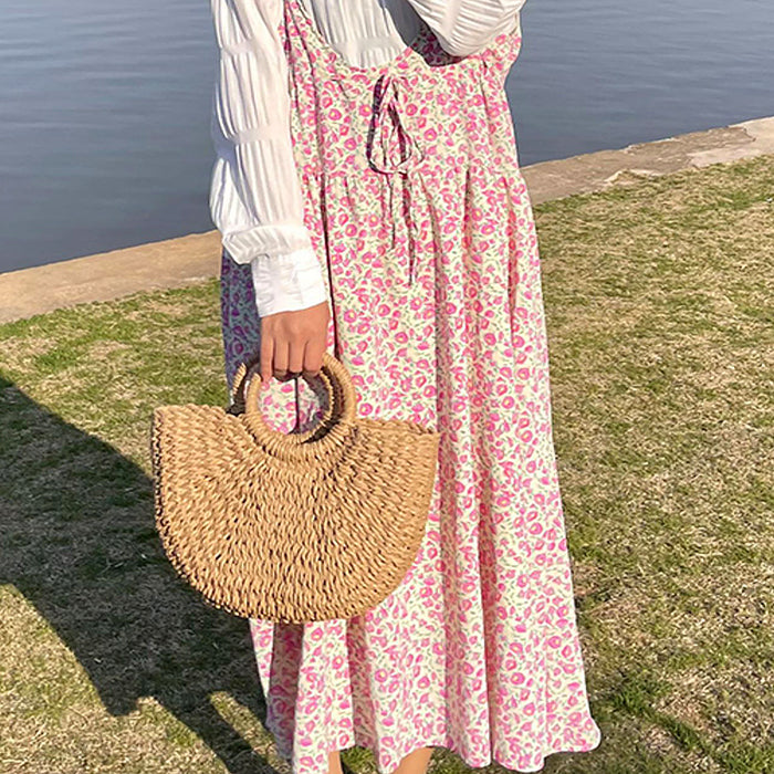 Cottagecore Aesthetic Straw Bag for Vintage Vibes | Perfect for Y2K Fashion Lovers
