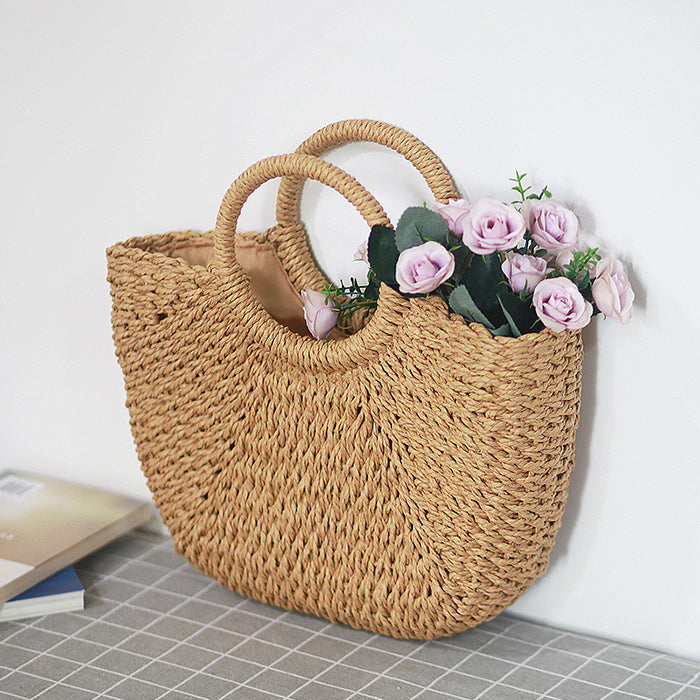 Cottagecore Aesthetic Straw Bag for Vintage Vibes | Perfect for Y2K Fashion Lovers