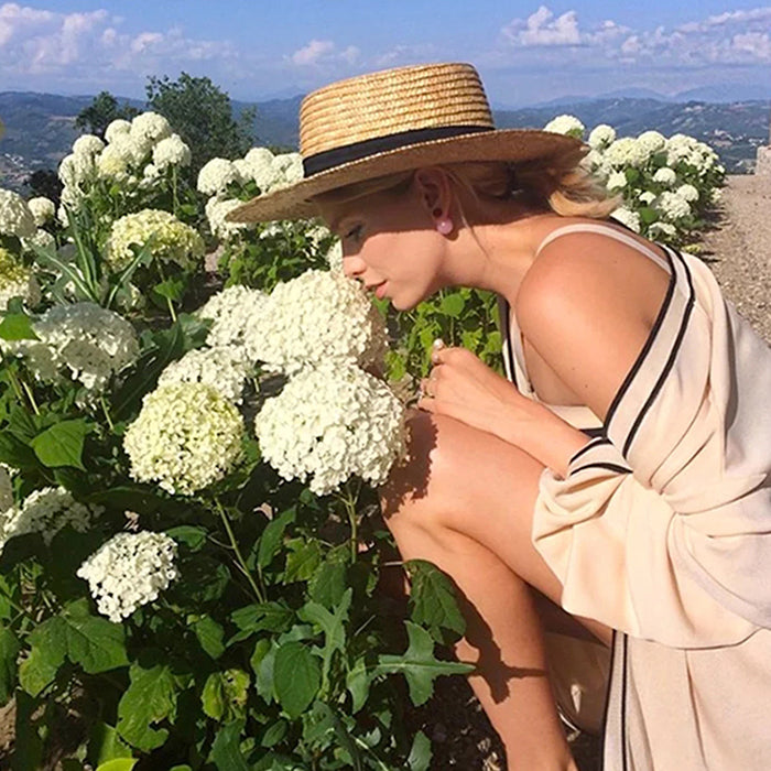 Cottagecore Aesthetic Straw Hat for Y2K Fashion, Boho Style, and Vintage Vibes