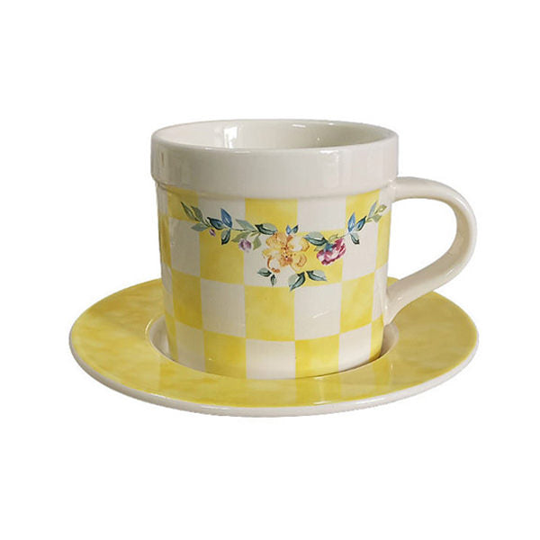Cottagecore Aesthetic Tea Set: Vintage-Inspired Floral Teapot & Cup for Cozy Gatherings