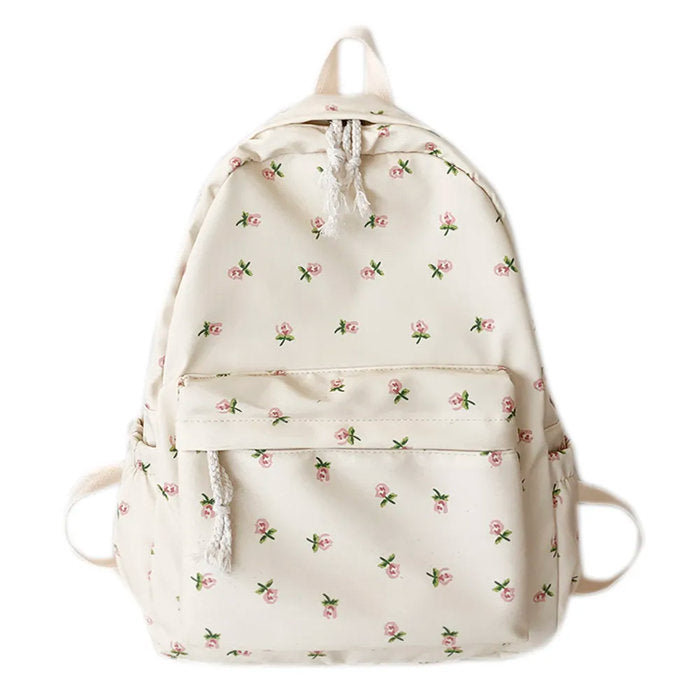 Cottagecore Floral Backpack | Y2K Aesthetic Bag for Cute Outfits & Aesthetic Photos