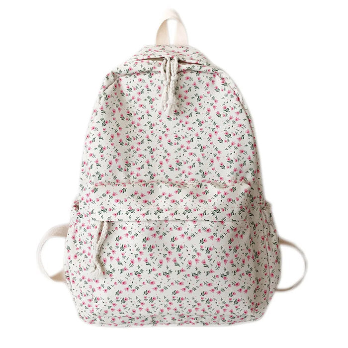 Cottagecore Floral Backpack | Y2K Aesthetic Bag for Cute Outfits & Aesthetic Photos