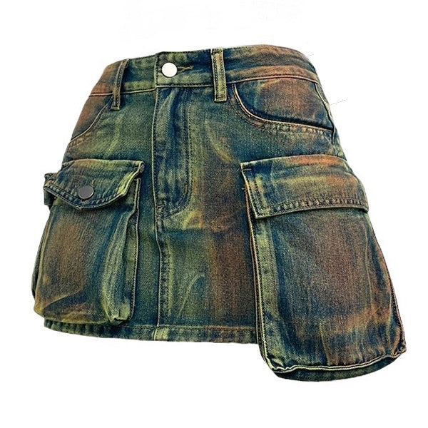 Fairy Grunge Aesthetic Cargo Skirt - Y2K Fashion, Cute Tops, and Coquette Style