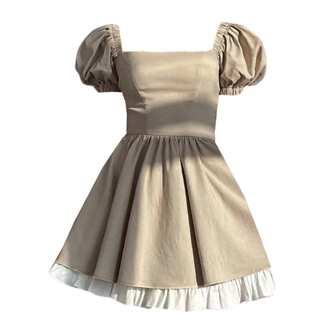 Fairycore Aesthetic Green Mini Dress | Y2K Fashion, Cute Tops, Cottagecore Style, Grunge Vibes