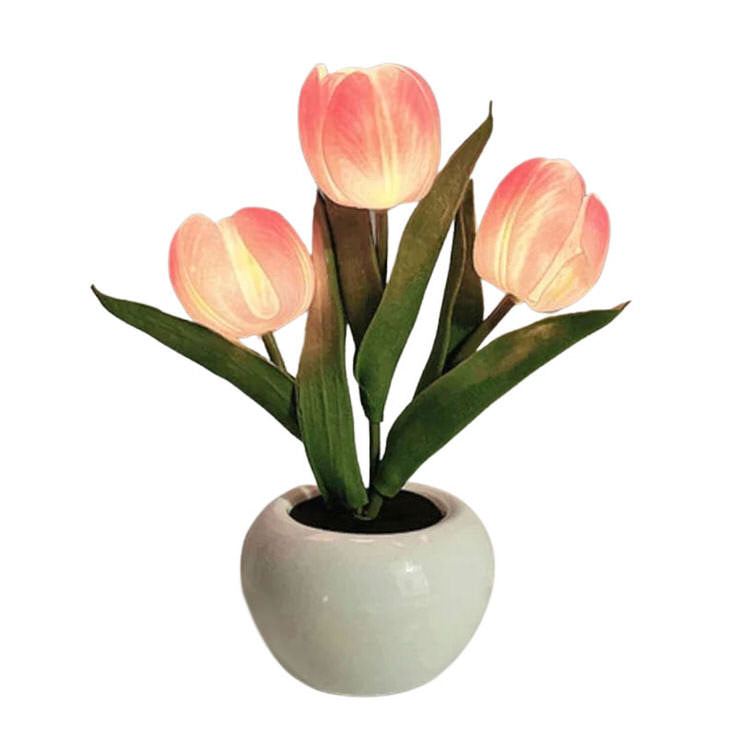 LED Tulip Table Lamp - Aesthetic Lighting for Y2K, Coquette, and Grunge Styles