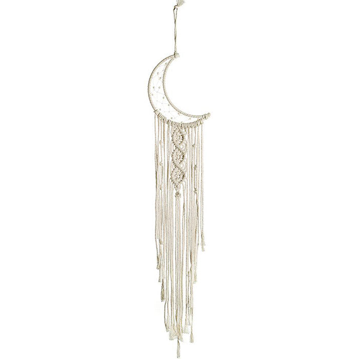 Macrame Dream Catcher - Y2K Aesthetic Home Decor, Boho Chic Wall Hanging for Cozy Vibes