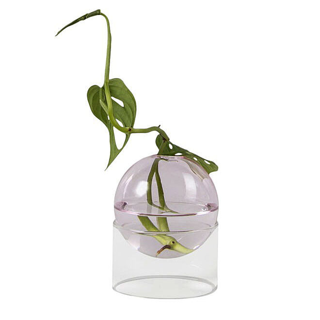 Mini Spherical Glass Vase for Aesthetic Decor - Perfect for Y2K, Coquette, and Grunge Styles