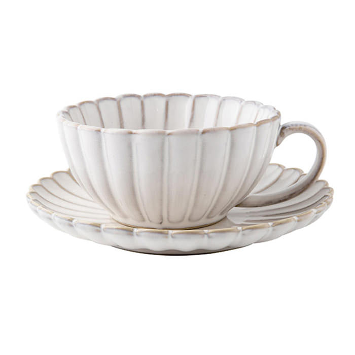 Minimalist Aesthetic Ceramic Cup - Y2K Style, Cute Pastel Goth Design for Cozy Vibes