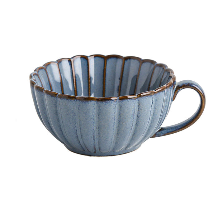 Minimalist Aesthetic Ceramic Cup - Y2K Style, Cute Pastel Goth Design for Cozy Vibes