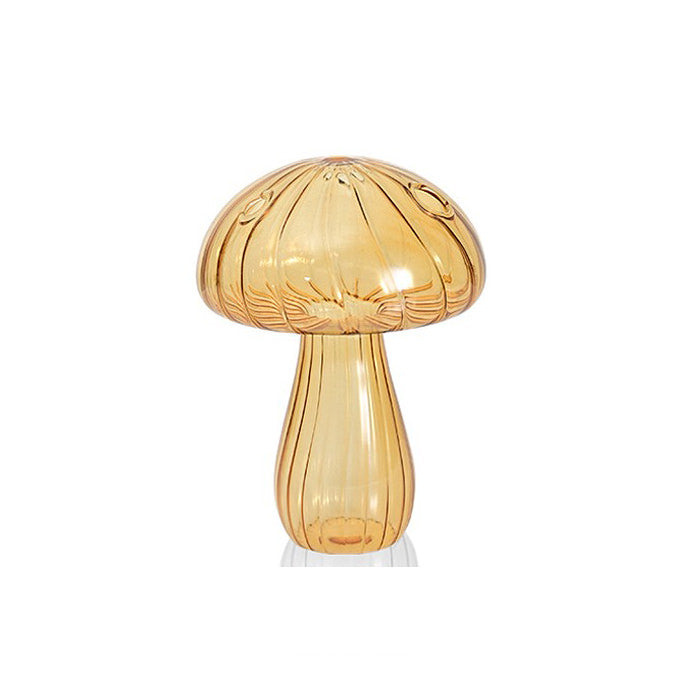 Nordic Mushroom Glass Vase - Vintage Aesthetic Decor for Cottagecore and Y2K Style