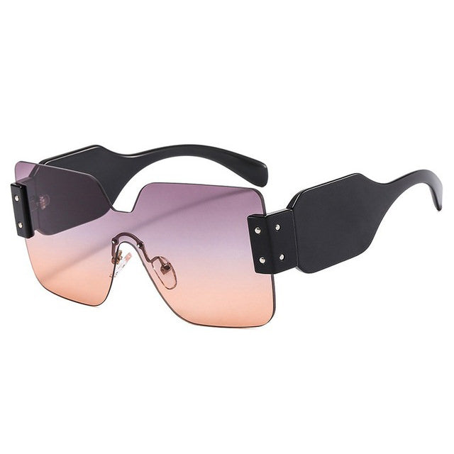 Popstar Personality Y2K Sunglasses - Retro Aesthetic Shades for Grunge & Coquette Styles