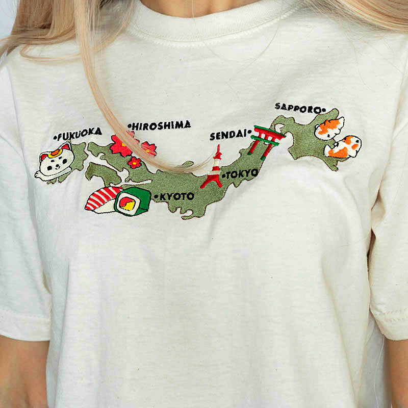 Show Me Japan Tee - Y2K Aesthetic Graphic Top, Cute Comfy Style for Grunge & Coquette Lovers