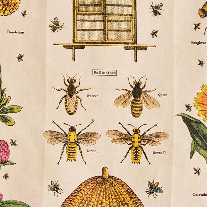 Y2K Aesthetic Bees & Honey Wall Tapestry - Cute Decor for Grunge, Coquette, and Pastel Goth Styles