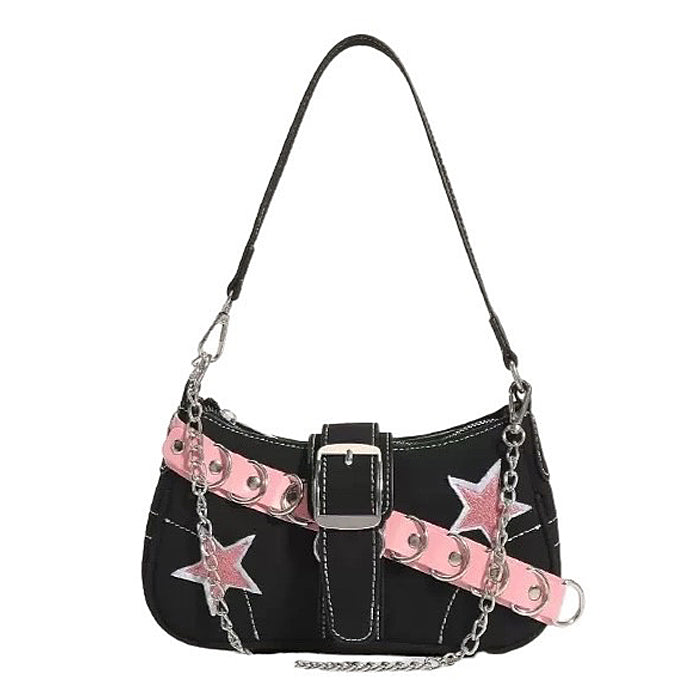 Y2K Aesthetic Mini Handbag - Cute Coquette Style Bag for Grunge and Pastel Goth Outfits