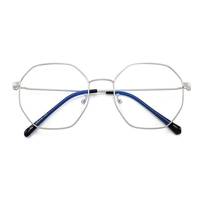 Y2K Aesthetic Octagon Glasses - Retro Grunge Style for Cute Outfits & Comfy Looks