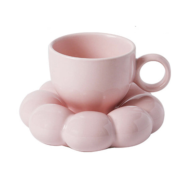 Y2K Aesthetic Sunflower Ceramic Mug - Cute Pastel Goth & Coquette Style Drinkware