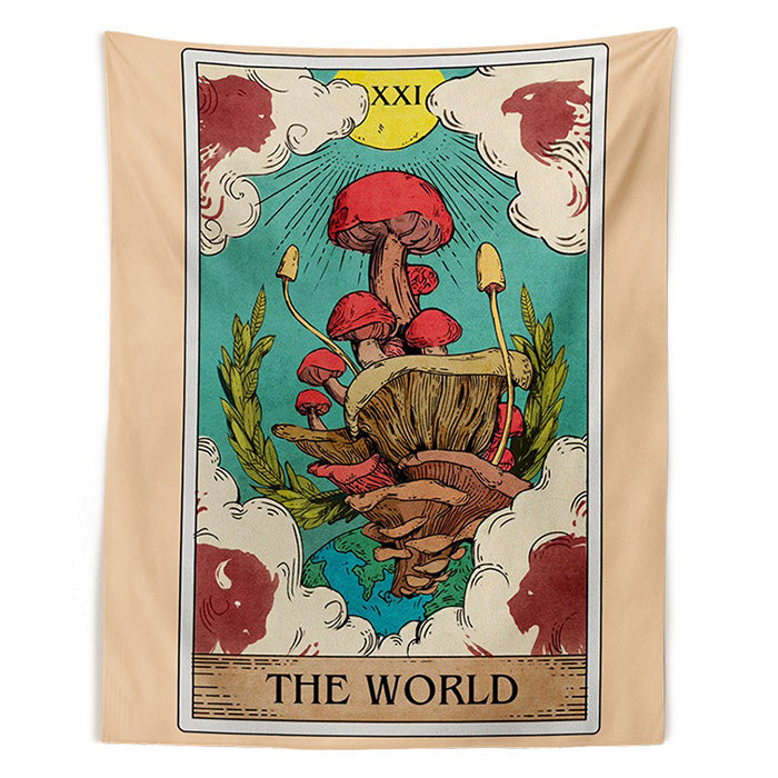 Y2K Aesthetic Tarot Tapestry - Vintage Grunge Decor for Cozy Aesthetic Rooms