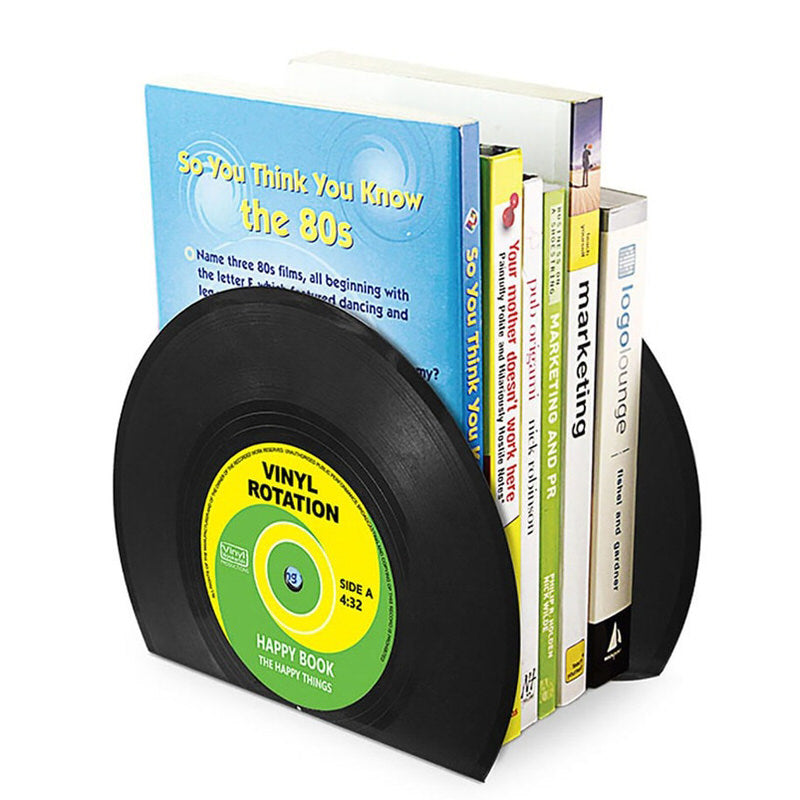 Y2K Aesthetic Vinyl Record Book Stand - Cute Decor for Grunge, Coquette, and Retro Styles