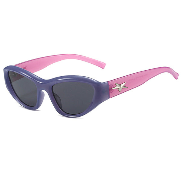 Y2K Cat Eye Sunglasses - Retro Aesthetic Shades for Coquette & Grunge Styles