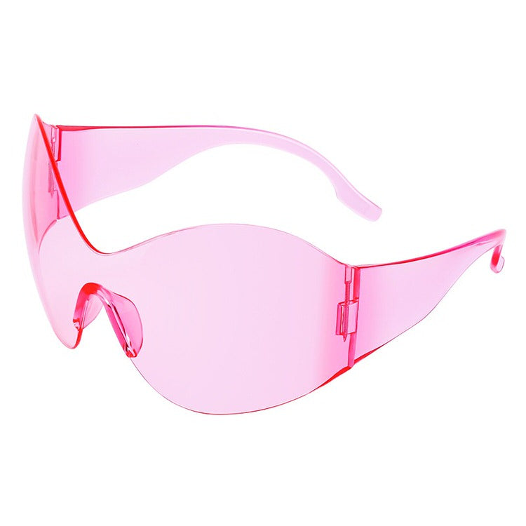 Y2K Fashion Big Ideas Oversized Sunglasses - Retro Aesthetic for Grunge & Coquette Styles