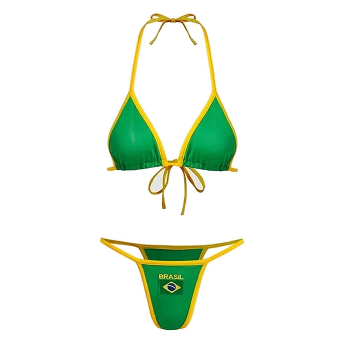 Y2K Fashion Brasil Bikini Set - Cute Pastel Goth Swimwear with Coquette Aesthetic Vibes