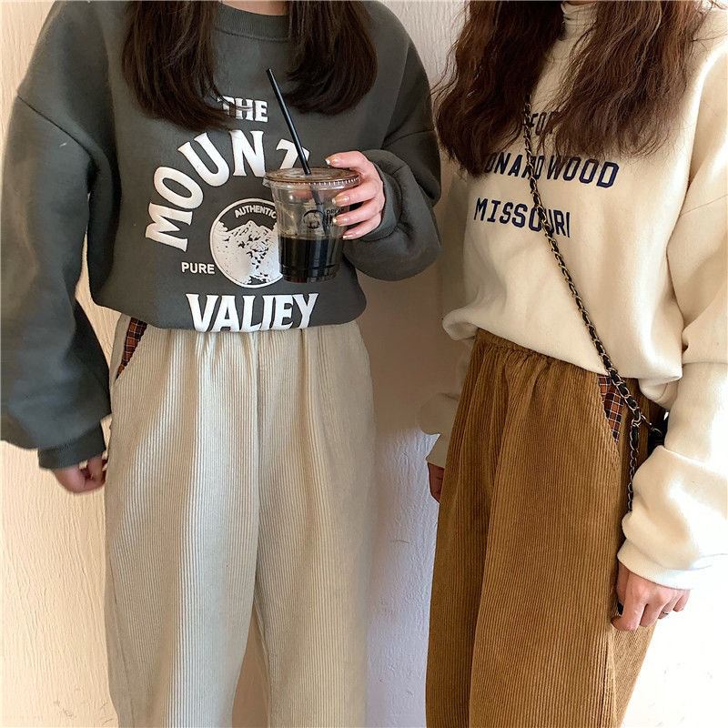 Y2K Fashion Cord Pants: Vintage Grunge Aesthetic with Comfy Style for Trendy Outfits
