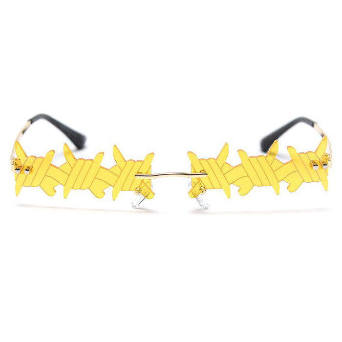 Y2K Fashion Dangerous Sunglasses - Retro Grunge Aesthetic Shades for Bold Looks