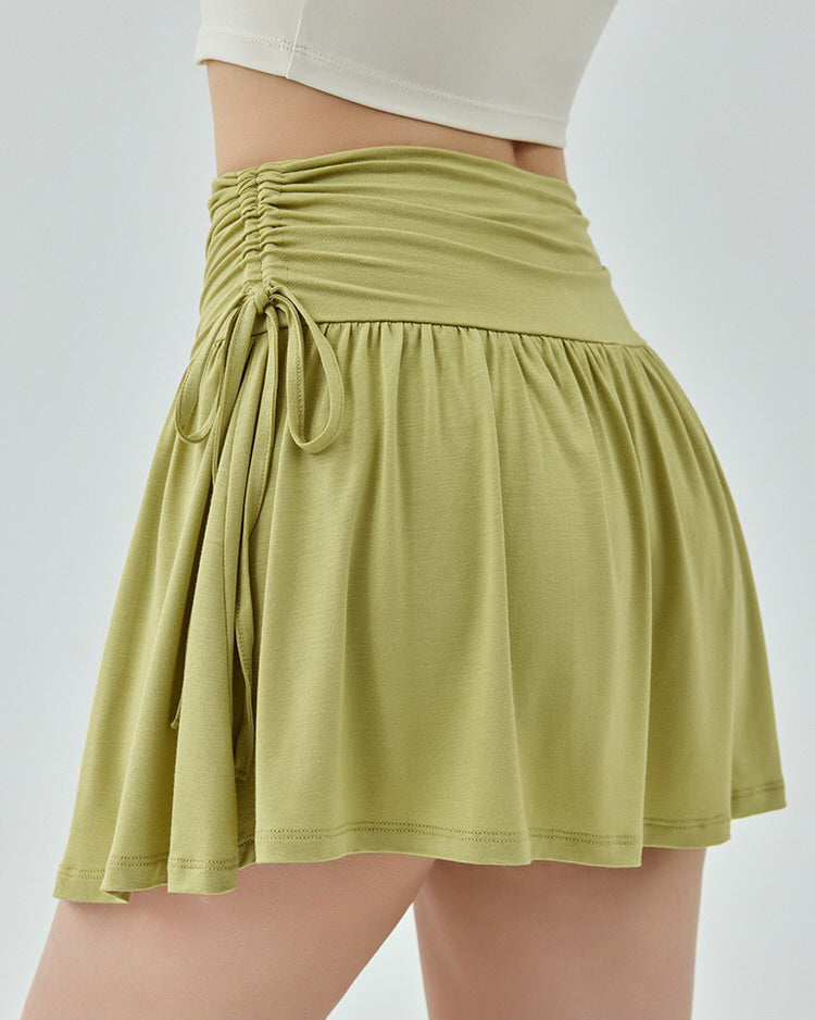 Y2K Fashion Green Tennis Skirt - Cute Pastel Goth Aesthetic with Grunge Style Vibes