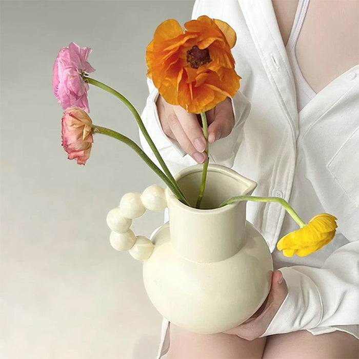 Y2K Fashion Pastel Aesthetic Vase - Cute Decor for Grunge, Coquette, and Cottagecore Styles