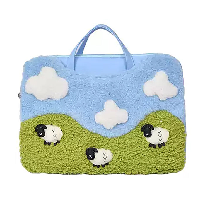 Y2K Fashion Sheep Embroidery Handbag - Cute Coquette Aesthetic for Stylish Outfits