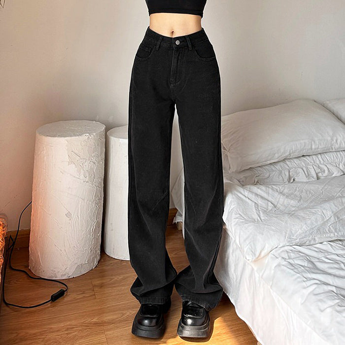 Y2K Fashion Skeleton Embroidery Jeans - Grunge Aesthetic, Cute Tops & Comfy Style