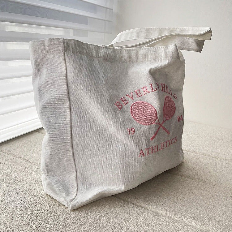 Y2K Fashion Tennis Club Tote Bag - Cute Aesthetic for Preppy Outfits & Grunge Style