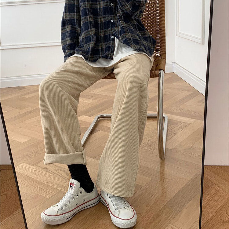 Y2K Grunge Aesthetic Cord Pants - Comfy Cargo Style for Cute Outfits & Vintage Vibes