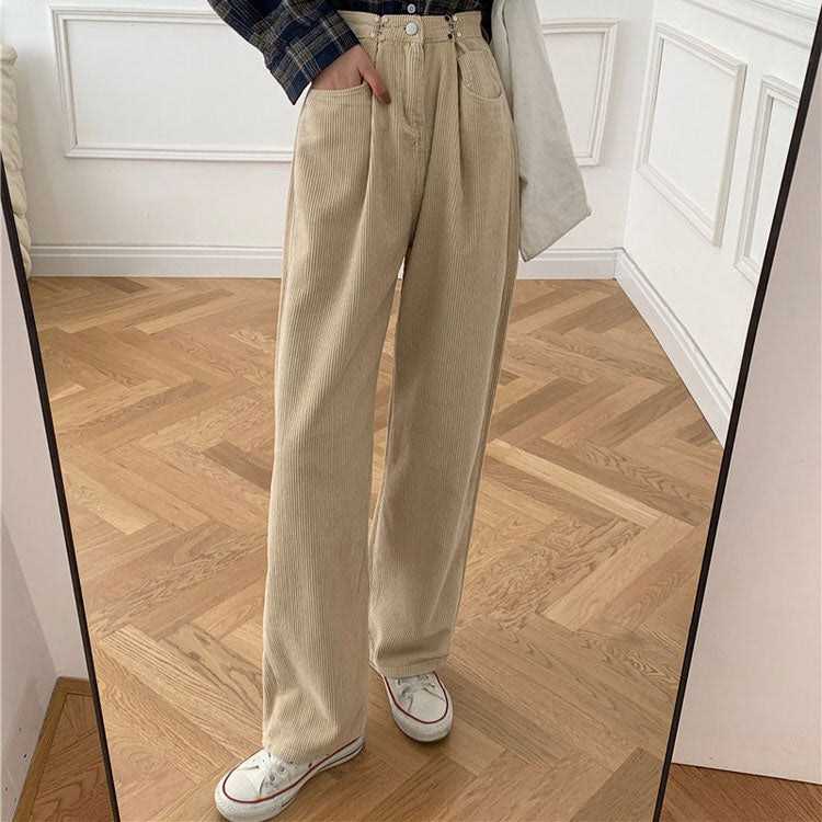 Y2K Grunge Aesthetic Cord Pants - Comfy Cargo Style for Cute Outfits & Vintage Vibes