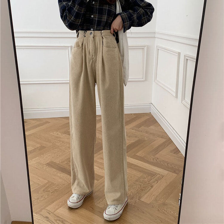 Y2K Grunge Aesthetic Cord Pants - Comfy Cargo Style for Cute Outfits & Vintage Vibes
