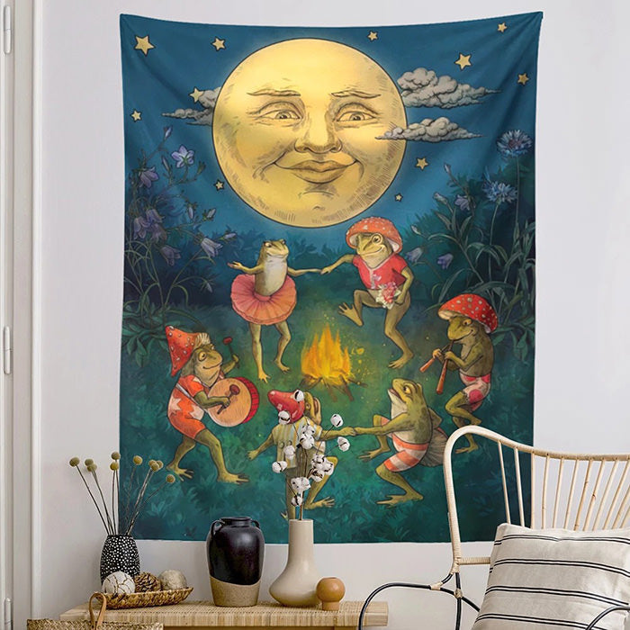 Y2K Grunge Aesthetic Tapestry - Cute Pastel Goth Decor for Cozy Aesthetic Rooms