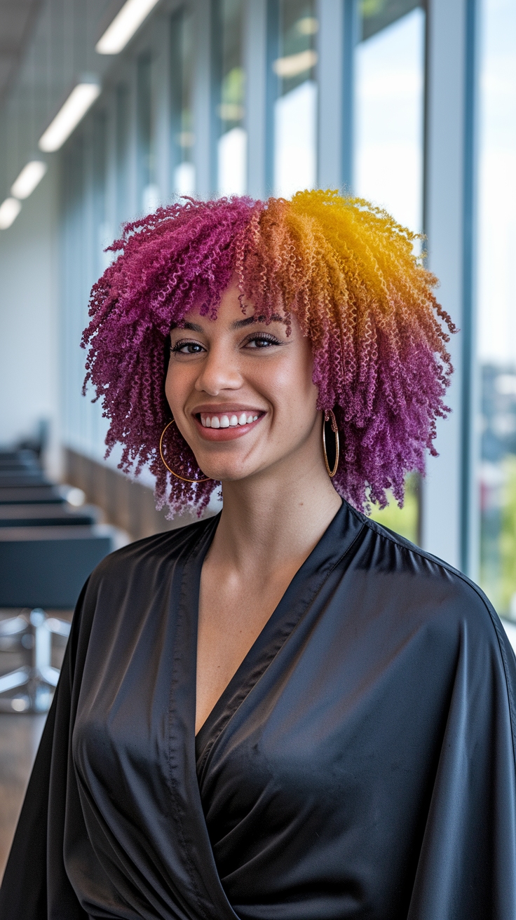 hair color ideas curly hair