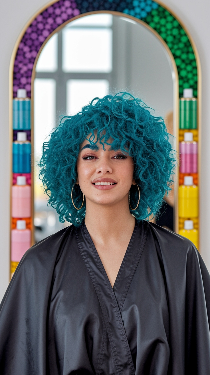 hair color ideas for curly hair