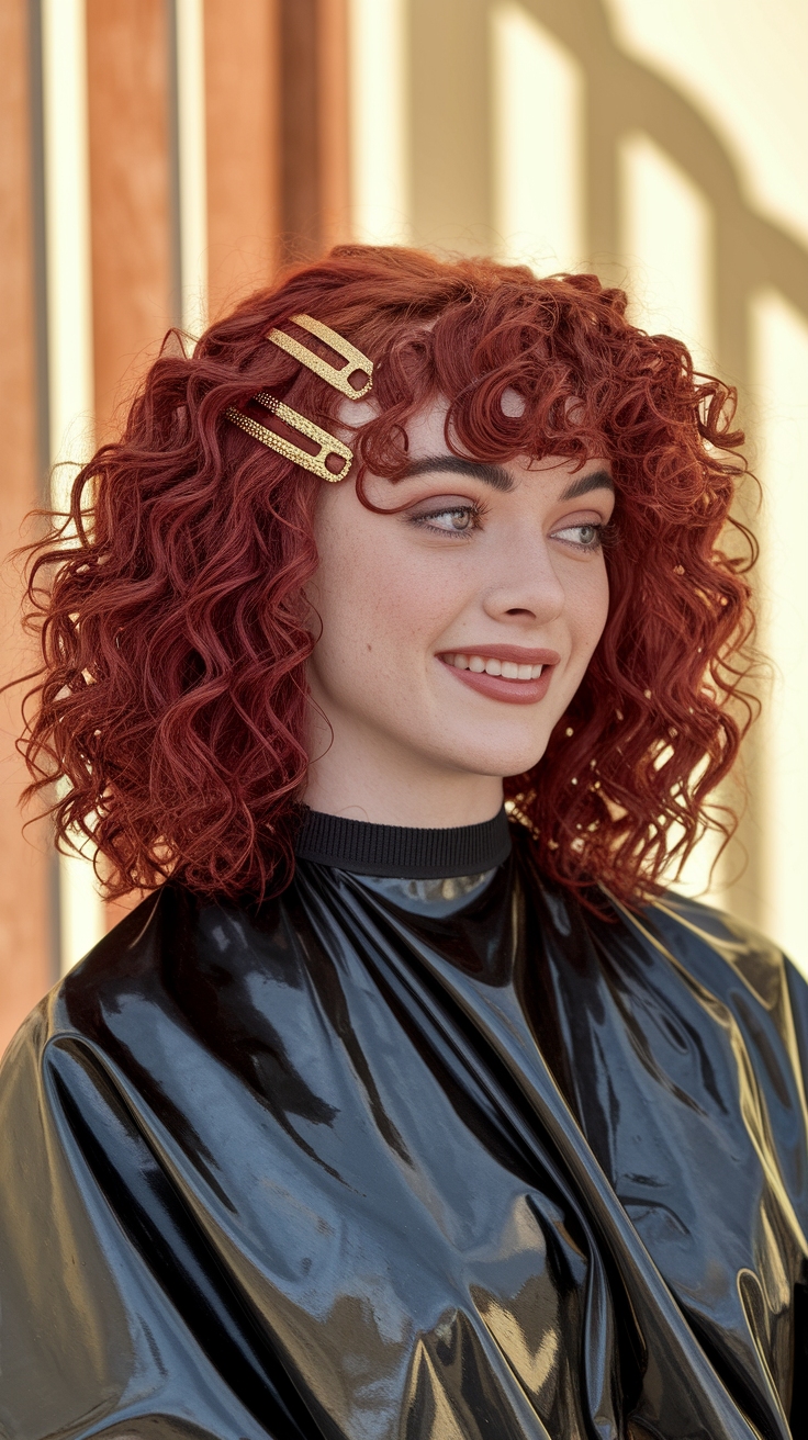 hair colour for curly hair