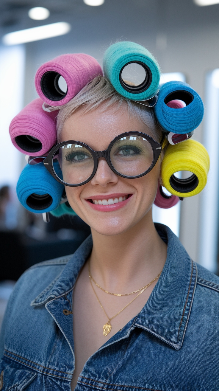 hair rollers short hair