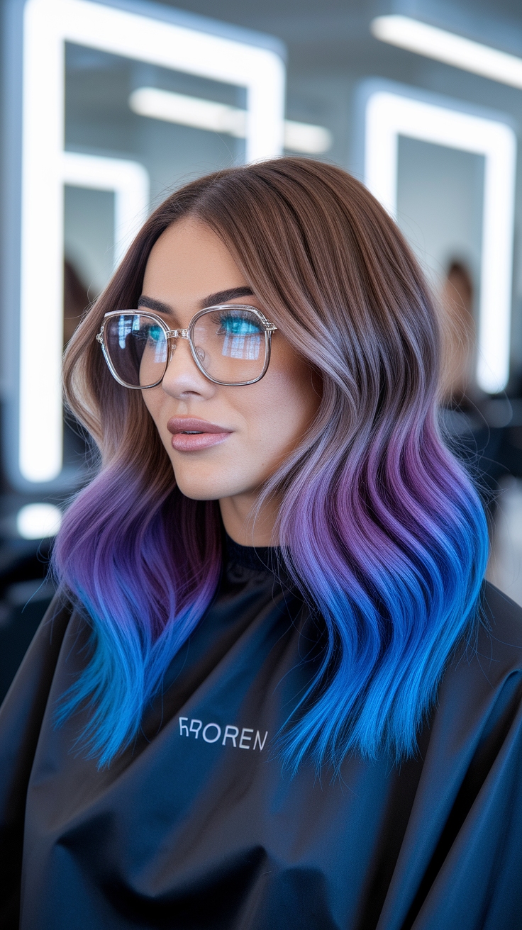 hair streaks for brown hair