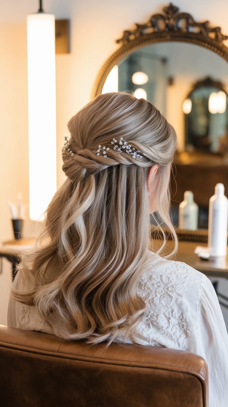 Stylish Half Up Half Down Hair for Any Occasion outfit idea
