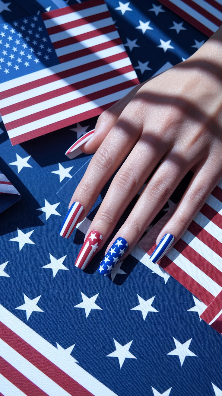 memorial day nail designs
