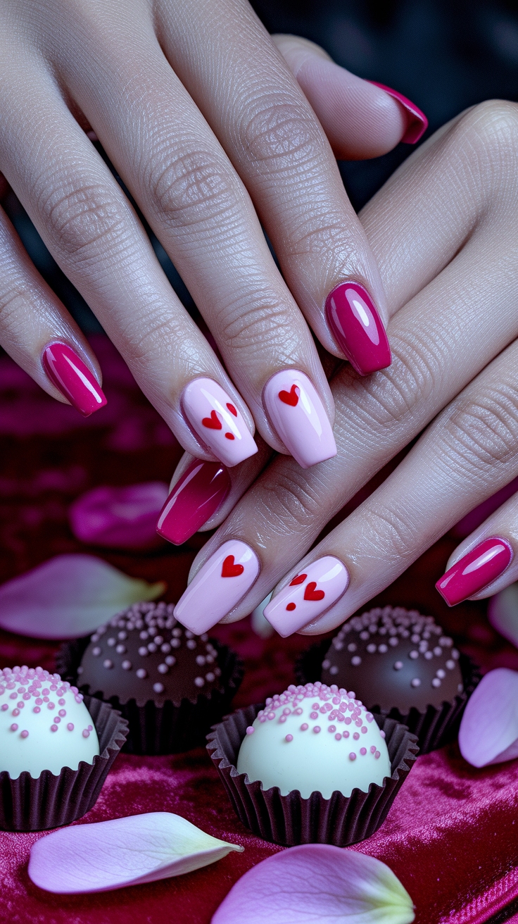 nail inspo valentines day