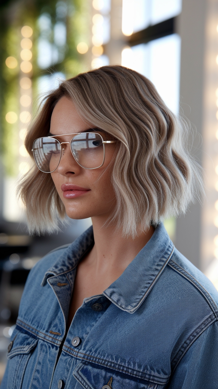 short hair for wavy hair