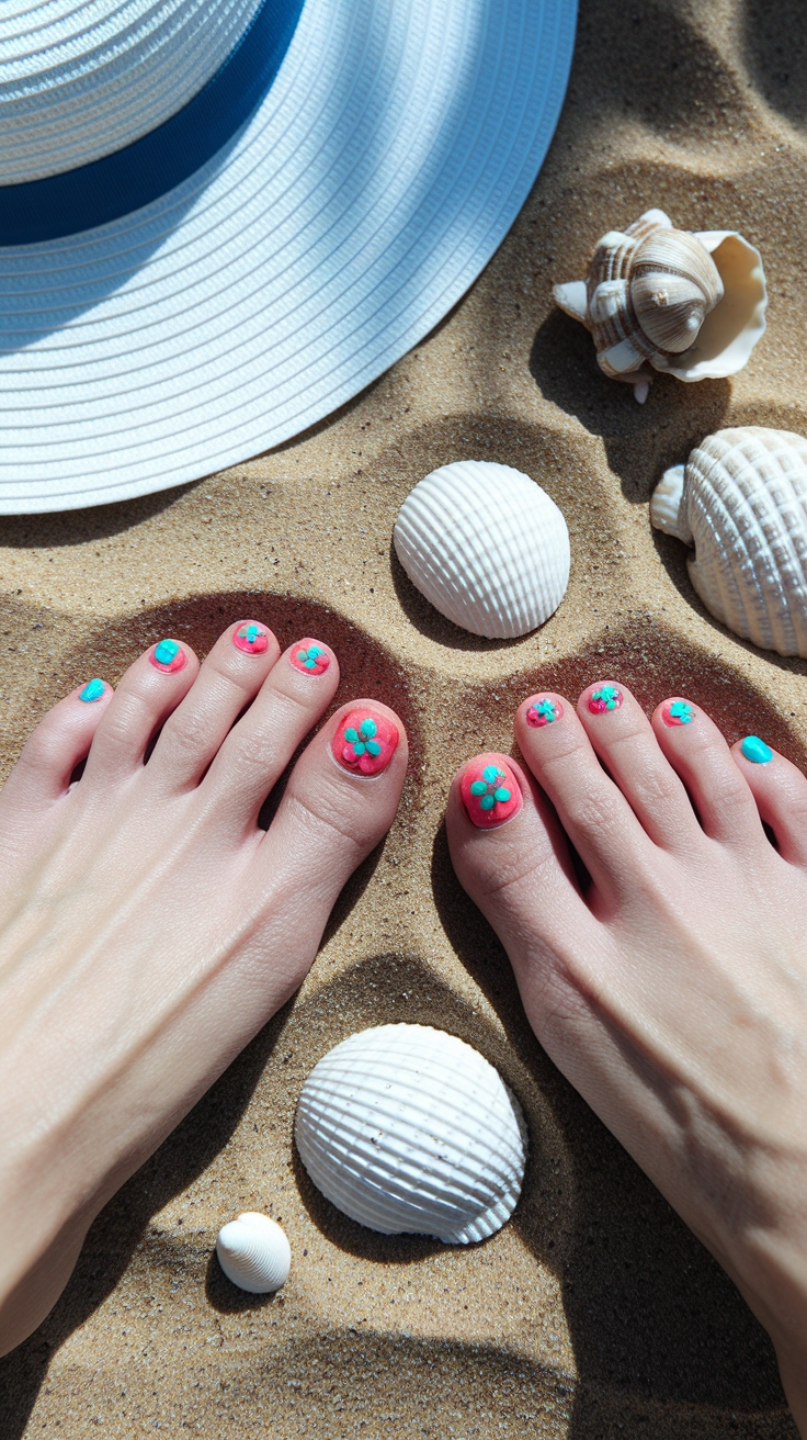 Summer Toe Nails Colors: Vibrant Shades for Your Toes outfit idea