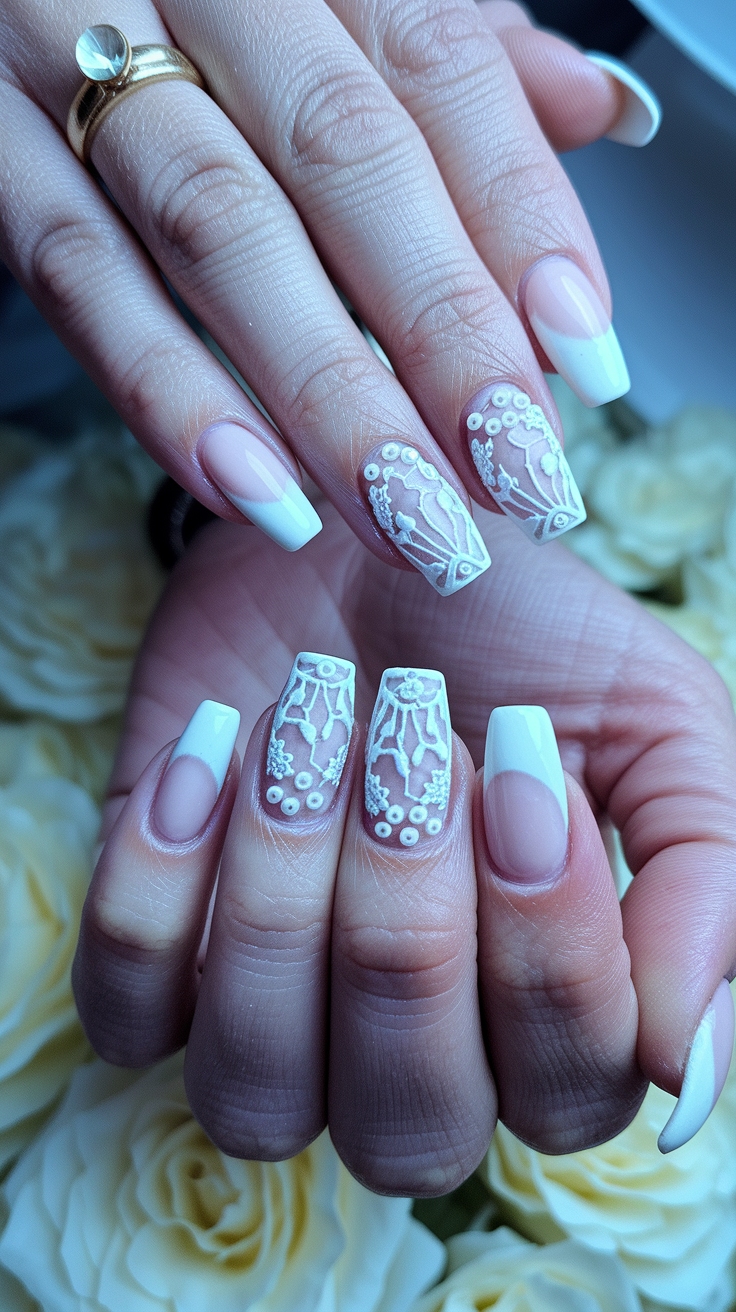 wedding nail art design